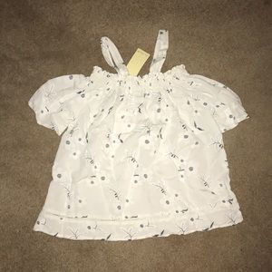 NWT, White, off shoulder top